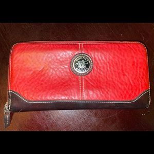 Dooney and Bourke large double zipper wallet.